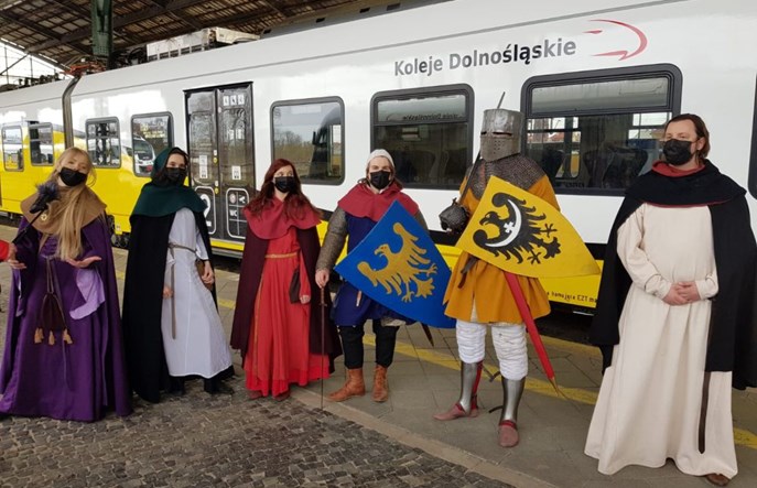 Koleje Dolnośląskie uczciły 780. rocznicę bitwy pod Legnicą