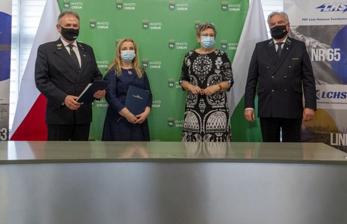 PKP LChS i PKP PLK podpisały list intencyjny z władzami Chełma