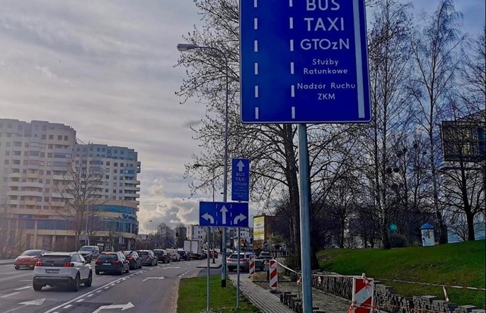 Gdynia: Przedłużony buspas na Małokackiej