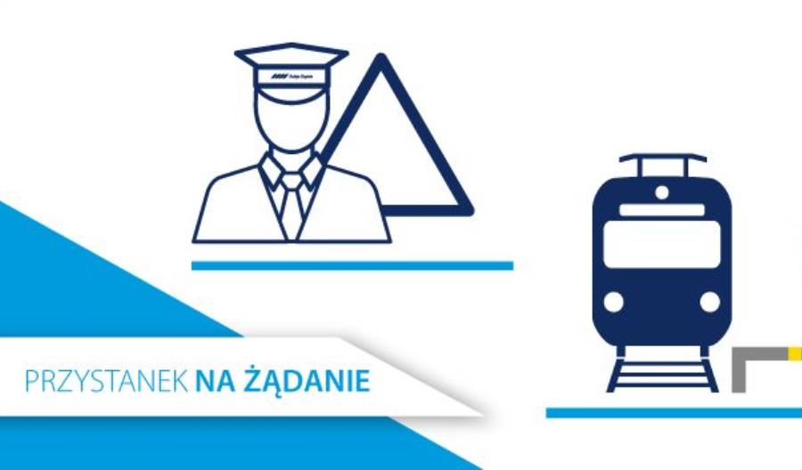 Pierwszy przystanek na żądanie w Kolejach Śląskich Pierwszy przystanek na żądanie w Kolejach Śląskich