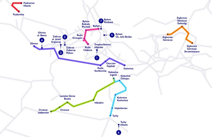 Metropolia GZM rozstrzygnęła przetarg na dokumentację w ramach Kolej+