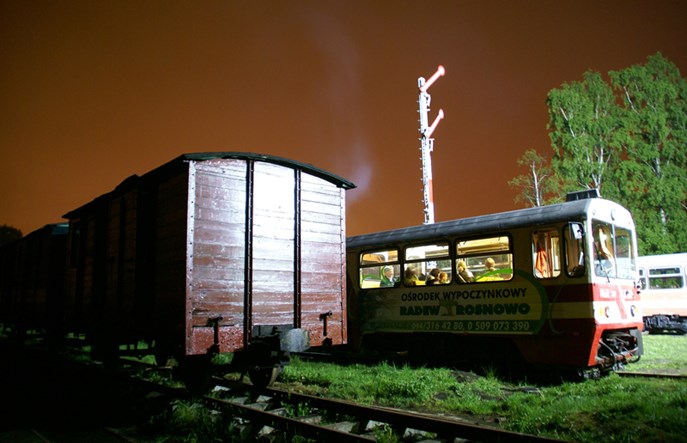 Noc muzeów w koszalińskiej wąskotorówce