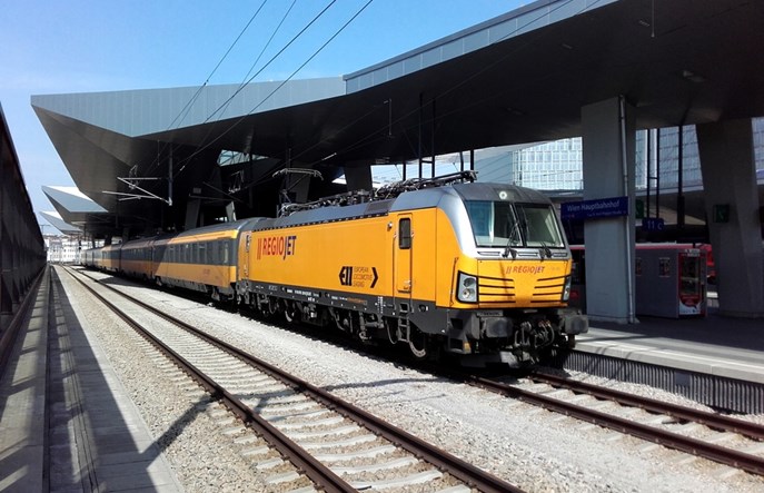 RegioJet zaczął jeździć na trasie Praga – Wiedeń – Budapeszt.