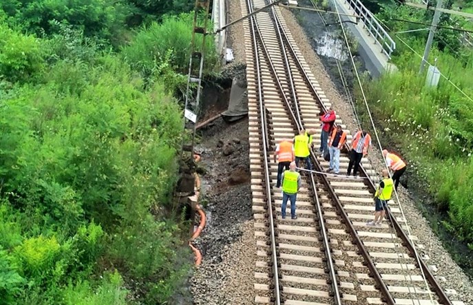 Przerwa w ruchu na linii 140 do Rybnika może potrwać kilkanaście dni