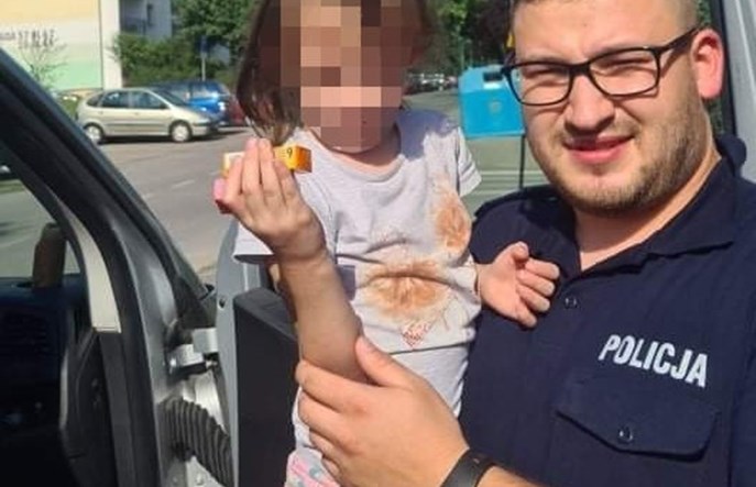 6-latka sama przyjechała pociągiem do Łodzi - matka była pijana