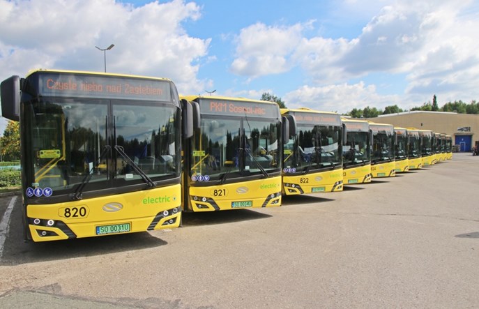 Komplet 14 elektrycznych Solarisów już w Sosnowcu