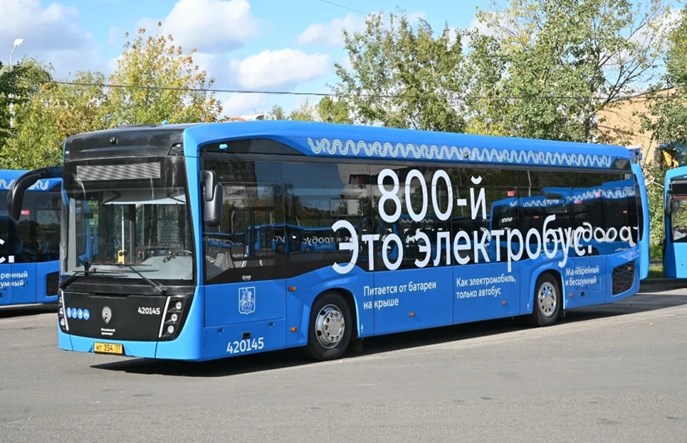 Moskwa ma już 800 elektrobusów. Do końca roku ma być tysiąc