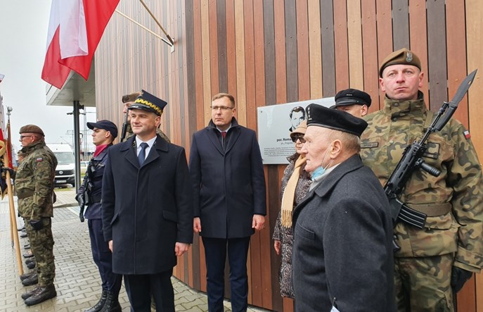 Żołnierz wyklęty patronem dworca w Ciechanowie