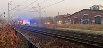 Pożar na terenie zabytkowej parowozowni w Katowicach