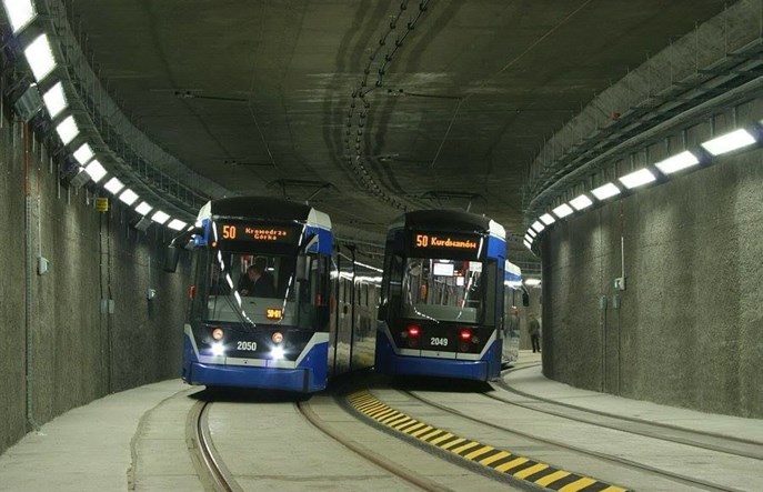 Kraków: Tramwaje wreszcie pojadą szybciej w tunelu?