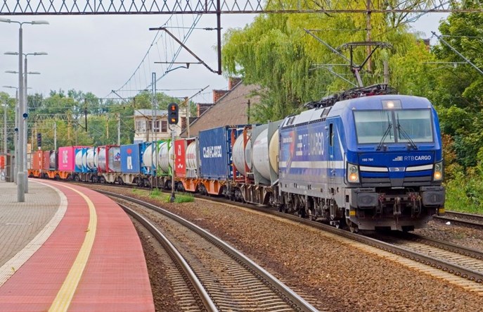 Wzrost intermodalu na kolei prawie stanął