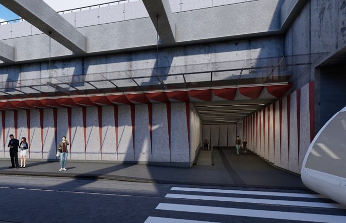Kraków: Tramwaj do Mistrzejowic z podziemnym przejściem dla pieszych