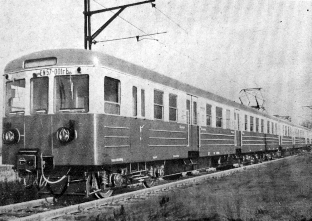 Pierwszy EN57 001 w roku 1962