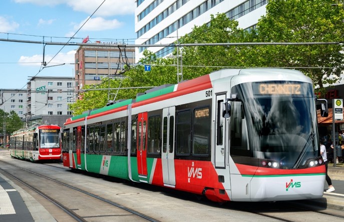 Stadler dostarczy do Chemnitz kolejne tramwaje dwusystemowe