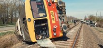 Poważny wypadek kolejowy na Węgrzech [film]
