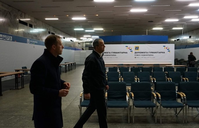 Stary dworzec w Poznaniu oficjalnie otwarty dla ofiar wojny w Ukrainie
