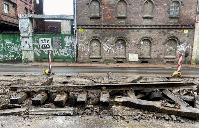 Szczecin. Przebudowa trasy tramwajowej na Kolumba częściowo wstrzymana