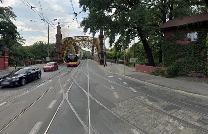Wrocław wymieni rozjazdy przy zjeździe z mostu Zwierzynieckiego