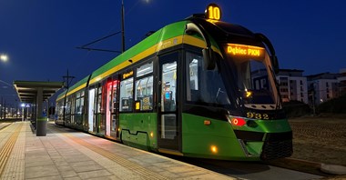 Tramwaj na Naramowice. Pierwsza Gamma z pasażerami dotarła do Błażeja Tramwaj na Naramowice. Pierwsza Gamma z pasażerami dotarła do Błażeja