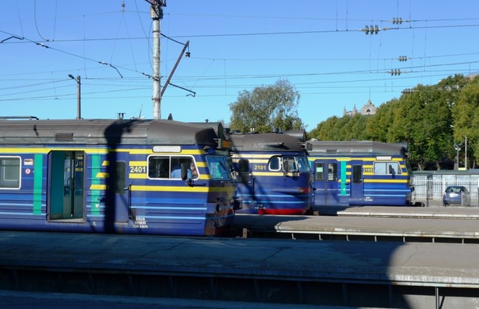 Stolica Estonii z planami kolejowej obwodnicy dla towarów