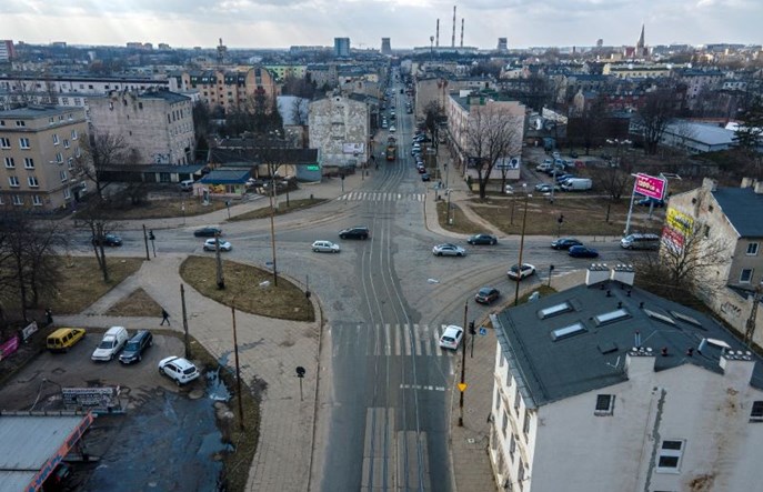 Łódź: Tramwaje wróciły na Przybyszewskiego przed wiaduktem. Coraz bliżej przebudowy