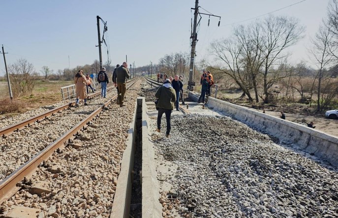 Silne rakietowe ataki na ukraińskie węzły kolejowe w pobliżu Dniepra