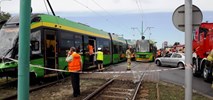 Poznań: Wykolejenie i zderzenie dwóch tramwajów