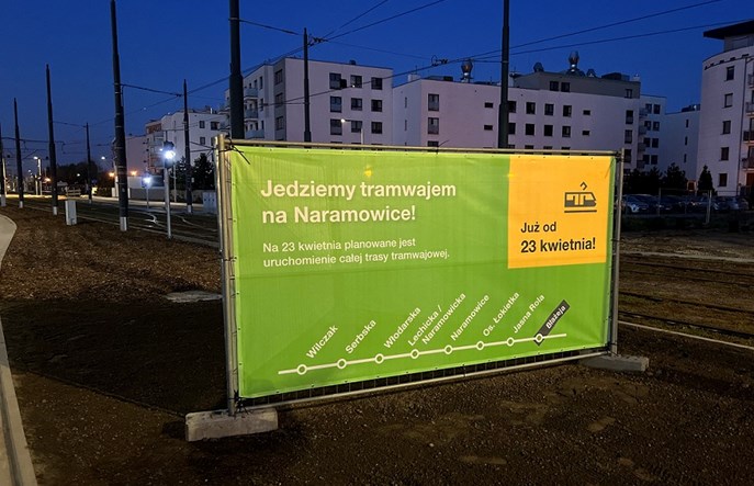 Poznań. Druga linia tramwajowa będzie dojeżdżać na Naramowice już od 25 czerwca