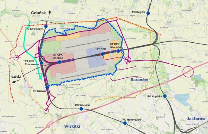 CPK. Tak ma wyglądać węzeł kolejowy. Oto nowe stacje i przystanki