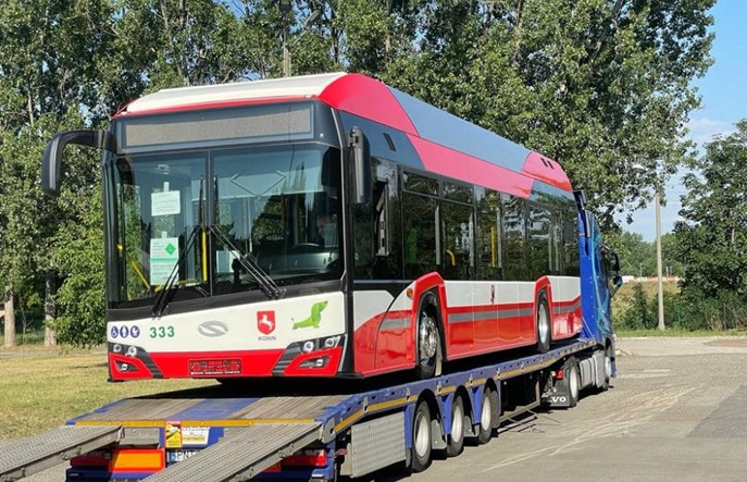 Do Konina dotarł już autobus wodorowy od Solarisa