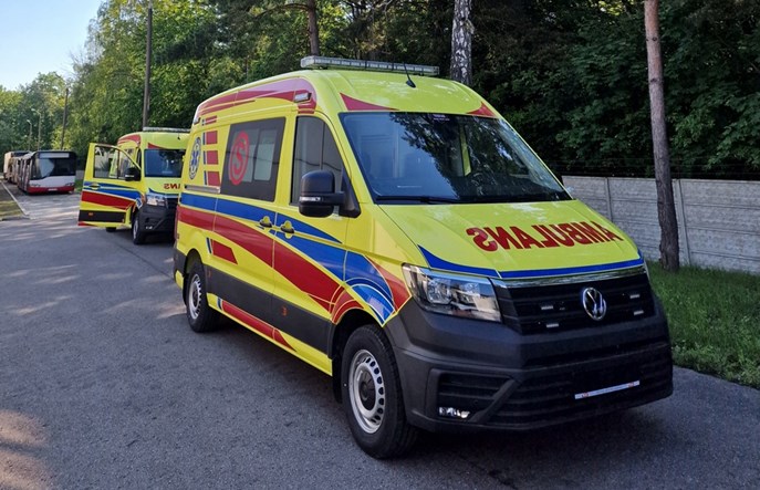 Track Tec kupił dwie karetki dla Szpitala Klinicznego we Lwowie