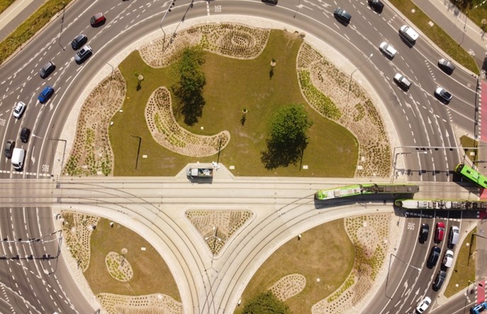 Poznań. Rondo Rataje oficjalnie oddano do użytku