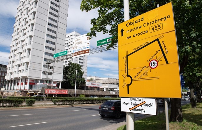 Wrocław: Rusza remont przy Moście Zwierzynieckim. Zmiany w kursowaniu