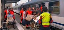 Pociąg sanitarny przywiózł rannych żołnierzy ukraińskich do Warszawy