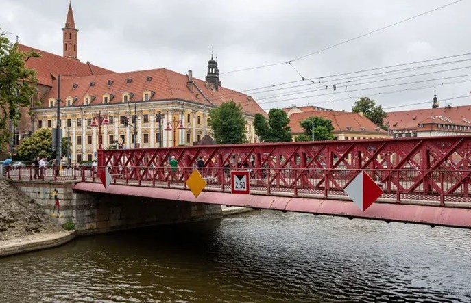Wrocław. Zabytkowy most Piaskowy do remontu