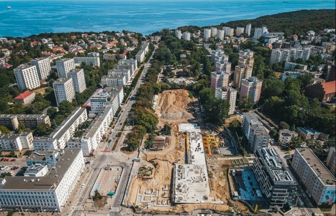 Gdynia. Postępują prace przy budowie Parku Centralnego