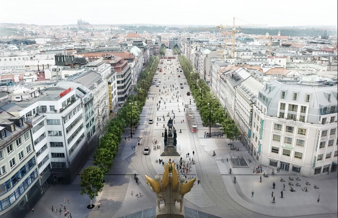 Praga: Tramwaje wrócą na Plac Wacława
