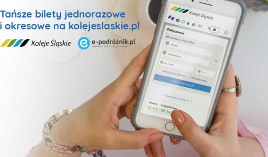 Tańsze bilety jednorazowe i okresowe na kolejeslaskie.pl Tańsze bilety jednorazowe i okresowe na kolejeslaskie.pl