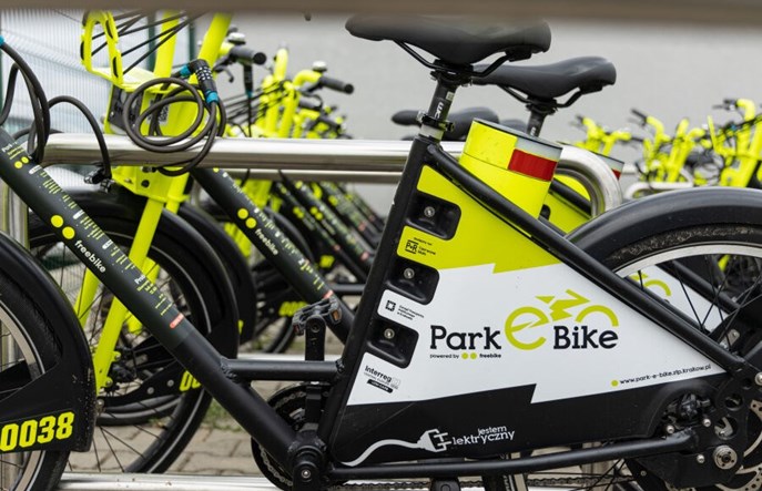 Kraków uruchomił system elektrycznych rowerów miejskich
