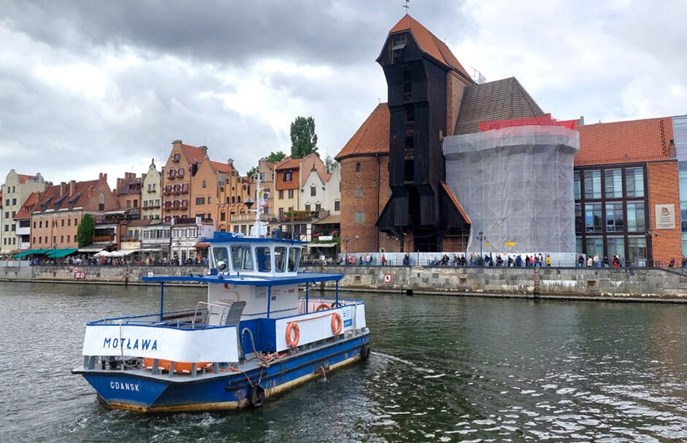 Gdańsk. Prom Motława do remontu