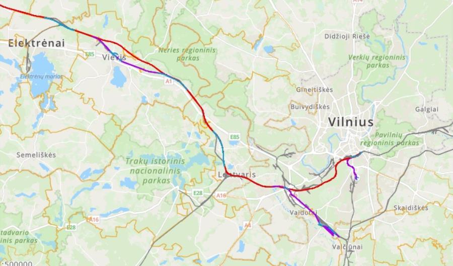 Litwa: Skonkretyzowano przebieg Rail Baltiki między Kownem a Wilnem