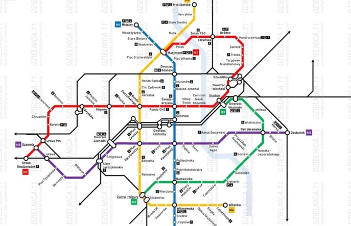 Warszawa: Jakie linie tramwajowe i metra w nowym studium [schematy]