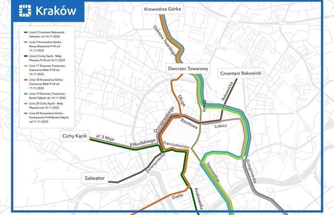 Kraków: Wracają tramwaje do Krowodrzy Górki