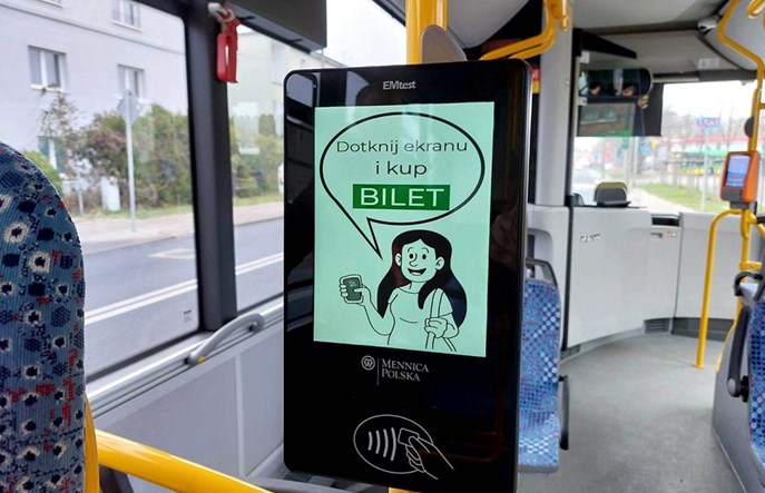 Płatności zbliżeniowe już w kasownikach autobusów MZK Bielsko-Biała