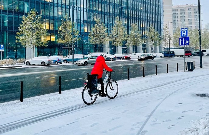 Warszawa odśnieży drogi rowerowe