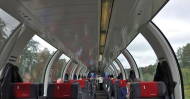 Prawdziwa gratka! W pociągu do Przemyśla pojawi się szwajcarski wagon panoramiczny 