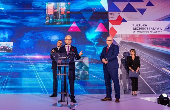 Nagrody w konkursie „Kultura bezpieczeństwa w transporcie kolejowym” rozdane