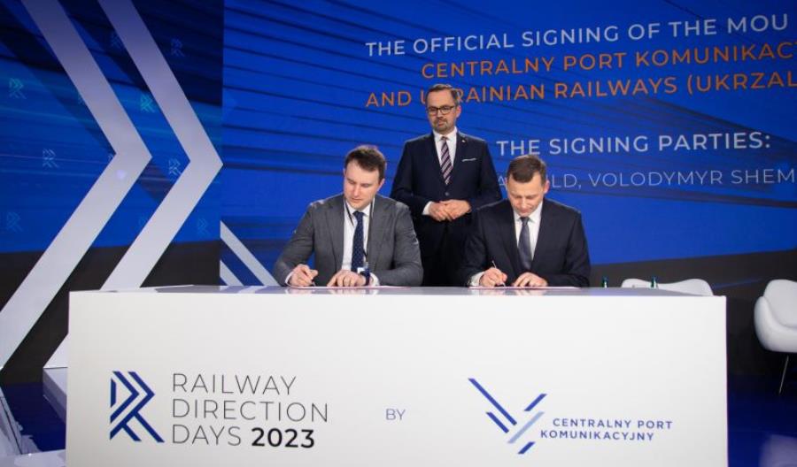 Porozumienie CPK i Kolei Ukraińskich. Celem KDP z Polski do Lwowa i Kijowa Porozumienie CPK i Kolei Ukraińskich. Celem KDP z Polski do Lwowa i Kijowa