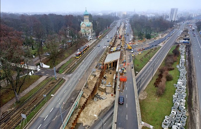 Warszawa: Tramwaj na Kasprzaka. Wraca druga jezdnia Wolskiej