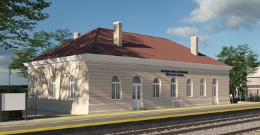 Dworzec w Czyżewie zostanie przebudowany [wizualizacje]
